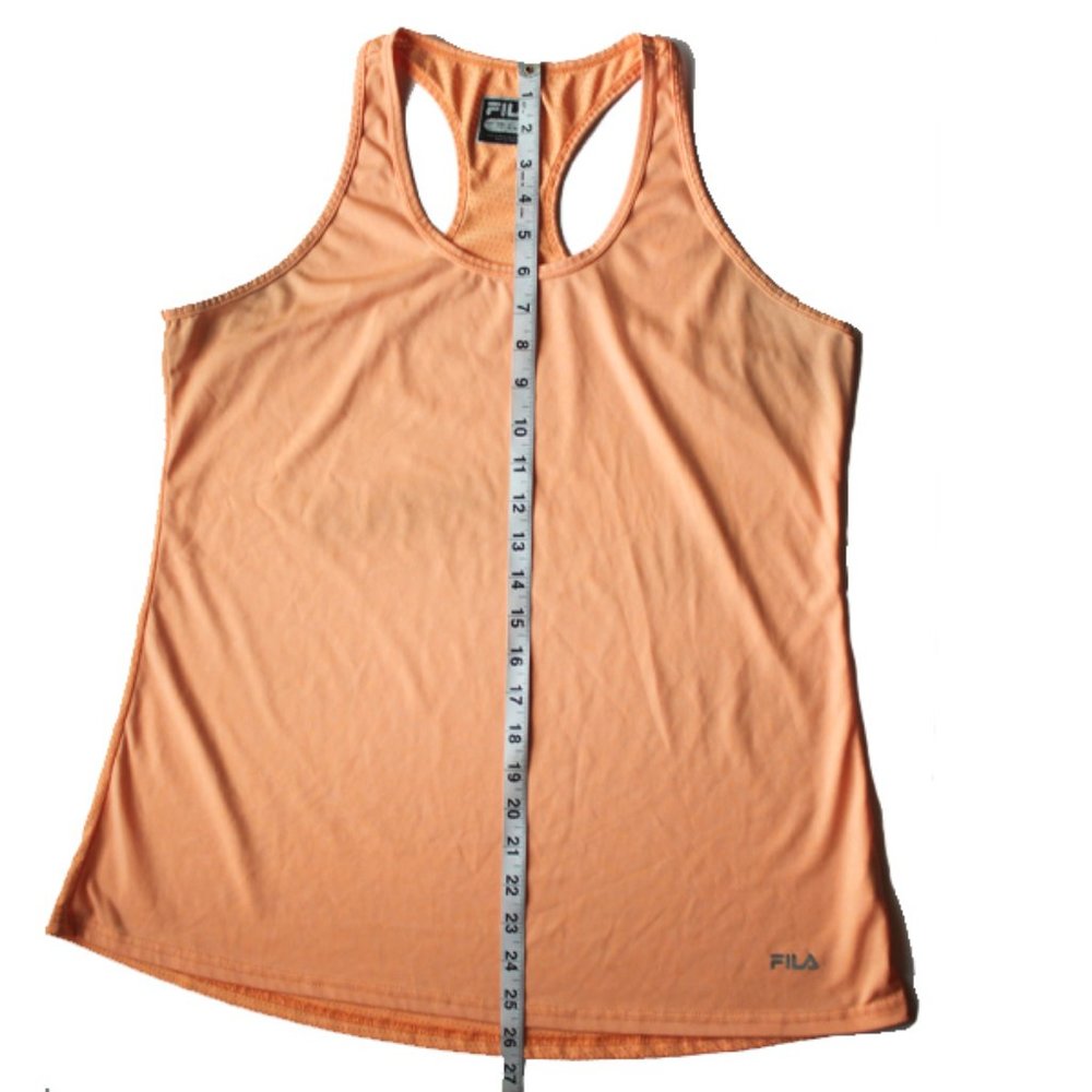 Fila Orange Racerback Tank Top (Large) - Picture 7 of 9